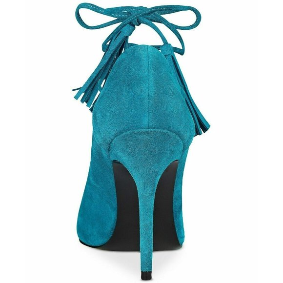 Guess Women's Binum Pumps Heels Blue 6M - Picture 3 of 5